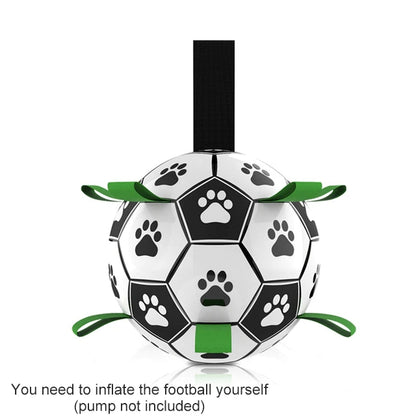 Dog Toys Interactive Pet Football Toys with Grab Tabs Dog Outdoor training Soccer Pet Bite Chew Balls for Dog accessories - Premium 5 from Pawsnplayboutique Dba My Needy Pets - Just $23.36! Shop now at My Needy Pets