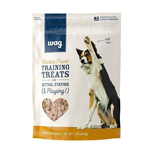 Amazon Brand – Wag Chicken Flavor Training Treats for Dogs, 1 lb. Bag (16 oz) - Premium Pet Supplies from Wag - Just $9.14! Shop now at My Needy Pets