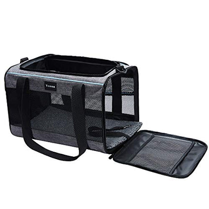 Vceoa Pet Carrier Soft-Sided Carriers for Cats Small Dogs - Premium Pet Supplies from Vceoa - Just $19.99! Shop now at My Needy Pets