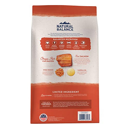 Natural Balance Limited Ingredient Adult Grain-Free Dry Dog Food, Salmon & Sweet Potato Recipe, 24 Pound (Pack of 1) - Premium Pet Supplies from NaturalBalance - Just $69.33! Shop now at My Needy Pets