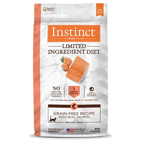 Instinct Limited Ingredient Diet Grain Free Recipe with Real Salmon Natural Dry Cat Food by Nature's Variety, 4.5 lb. Bag - Premium Pet Supplies from Instinct - Just $30.39! Shop now at My Needy Pets