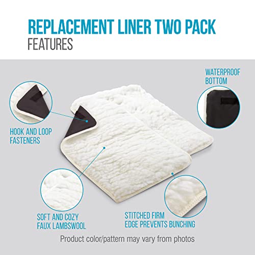 Sherpa (2 Count) Replacement Liners for Travel Pet Carriers - White, Medium - Premium Pet Supplies from Sherpa - Just $12.68! Shop now at My Needy Pets