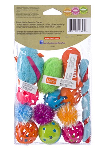 HARTZ Just For Cats Toy Variety Pack - 13 Piece, All Breed Sizes - Premium Pet Supplies from Hartz - Just $4.97! Shop now at My Needy Pets