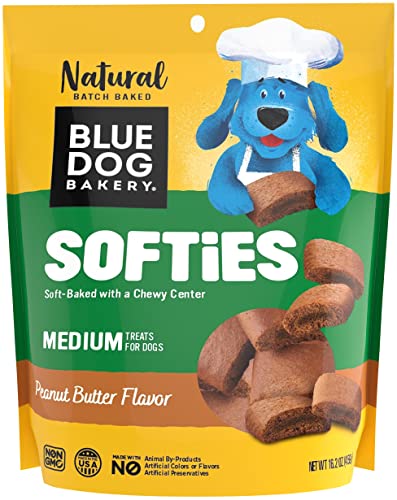 Blue Dog Bakery Natural Dog Treats, Softies, Peanut Butter Flavor, 16.2oz Bag, 1 Bag - Premium Pet Supplies from BlueDogBakery - Just $4.19! Shop now at My Needy Pets