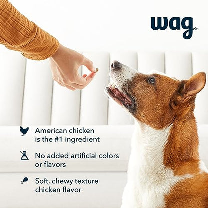 Amazon Brand – Wag Chicken Flavor Training Treats for Dogs, 1 lb. Bag (16 oz) - Premium Pet Supplies from Wag - Just $9.14! Shop now at My Needy Pets