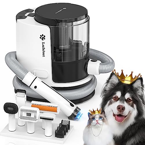 Pet Grooming Kit & Vacuum Suction 99% Pet Hair,6 in 1 Dog Grooming Vacuum Kit, 2.0L Capacity Easy Clean Dust Cup for Pet Hair,(Low Noise) Pet Shedding Grooming Tools for Dogs Cats at Home… - Premium Pet Supplies from Lufebut - Just $49.98! Shop now at My Needy Pets