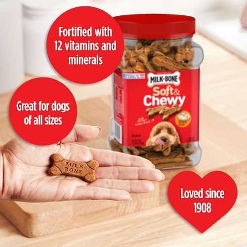 Milk-Bone Soft & Chewy Dog Treats, Chicken, 25 Ounce - Premium Pet Supplies from Milk-BoneDogTreats - Just $13.76! Shop now at My Needy Pets