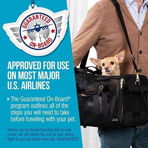 Sherpa Delta Airlines Travel Pet Carrier, Airline Approved & Guaranteed On Board - Black, Medium - Premium Pet Supplies from Sherpa - Just $47.99! Shop now at My Needy Pets