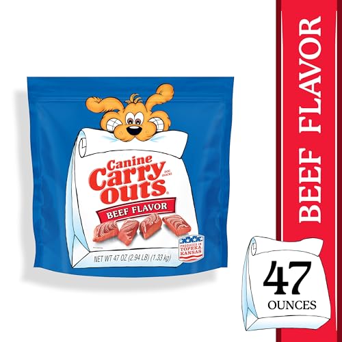 Canine Carry Outs Beef Flavor Dog Treats, 47 Ounce - Premium Pet Supplies from Canine Carry Outs - Just $9.48! Shop now at My Needy Pets