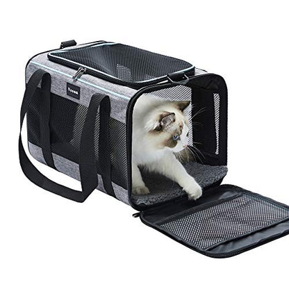 Vceoa Pet Carrier Soft-Sided Carriers for Cats Small Dogs - Premium Pet Supplies from Vceoa - Just $19.99! Shop now at My Needy Pets