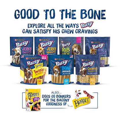 Purina Busy Bone Made in USA Facilities, Long Lasting Small/Medium Breed Adult Dog Chews, Peanut Butter Flavor - 6 ct. Pouches - Premium Pet Supplies from PurinaBusyBone - Just $9.30! Shop now at My Needy Pets