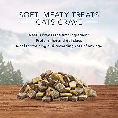 Blue Buffalo Wilderness Grain Free Soft-Moist Cat Treats, Chicken & Turkey 2-oz Bag - Premium Pet Supplies from BlueBuffaloCompanyLtd - Just $2.81! Shop now at My Needy Pets