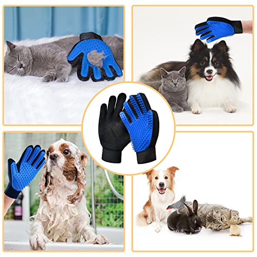 GJEASE Cat Grooming Glove Brush,Pet Hair Remover Tool,Reusable Dog Hair Fur Remover for Carpet,Furniture,Couch,Clothes,Eco-Friendly and High efficiency - Premium Pet Supplies from GJease - Just $6.59! Shop now at My Needy Pets