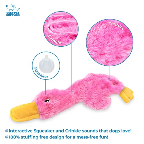 Soft & Squeaky Crinkle Duck Toy for Dogs - Premium Pet Supplies from BestPetSuppliesLLC - Just $3.49! Shop now at My Needy Pets