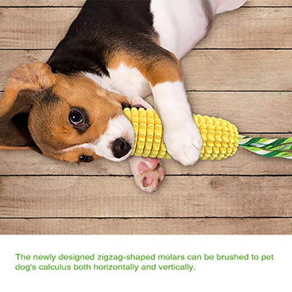 Carllg Dog Chew Toys for Aggressive Chewers, Indestructible Tough Durable Squeaky Interactive Dog Toys, Puppy Teeth Chew Corn Stick Toy for Small Meduium Large Breed - Premium Pet Supplies from Carllg - Just $12.99! Shop now at My Needy Pets