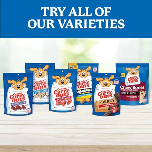 Canine Carry Outs Beef Flavor Dog Treats, 47 Ounce - Premium Pet Supplies from Canine Carry Outs - Just $9.48! Shop now at My Needy Pets