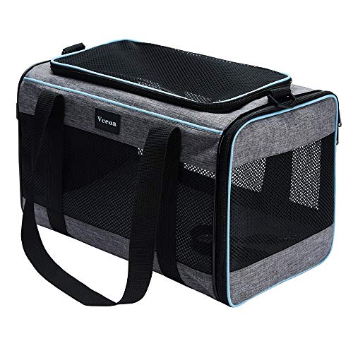 Vceoa Pet Carrier Soft-Sided Carriers for Cats Small Dogs - Premium Pet Supplies from Vceoa - Just $19.99! Shop now at My Needy Pets