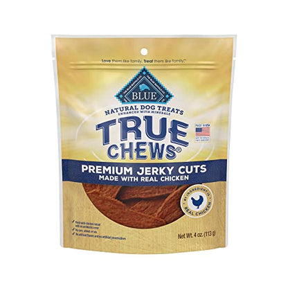 Blue Buffalo True Chews Premium Jerky Cuts Natural Dog Treats, Chicken 4 oz Bag - Premium Pet Supplies from BlueBuffaloCompanyLtd - Just $7.59! Shop now at My Needy Pets