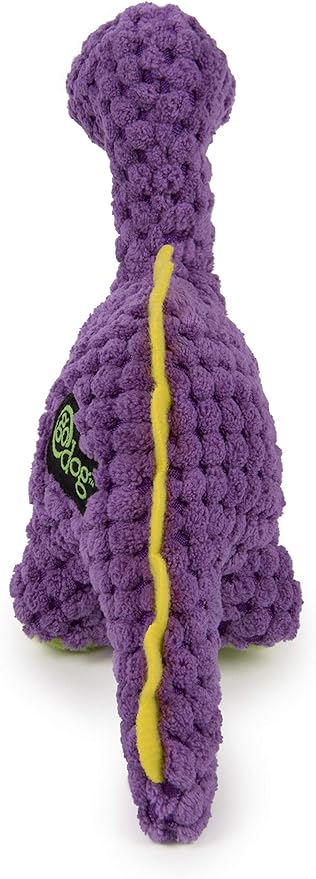 Mini Bruto Dino Squeaky Plush Dog Toy with Chew Guard - Purple - Premium  from Pawsnplayboutique Dba My Needy Pets - Just $6.99! Shop now at My Needy Pets