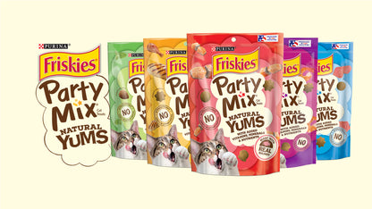 Purina Friskies Natural Cat Treats, Party Mix Natural Yums With Wild Caught Tuna and added vitamins, minerals and nutrients - 20 oz. Canister - Premium Pet Supplies from Friskies - Just $6.93! Shop now at My Needy Pets