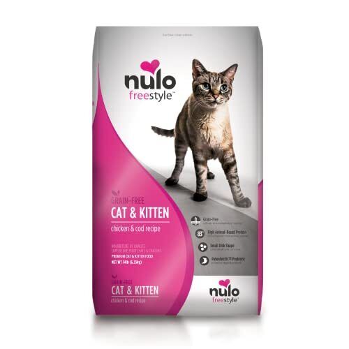 Nulo Freestyle Cat & Kitten Food, Premium Grain-Free Dry Small Bite Kibble Ca... - Premium  from gorilla_store144 - Just $72.95! Shop now at My Needy Pets