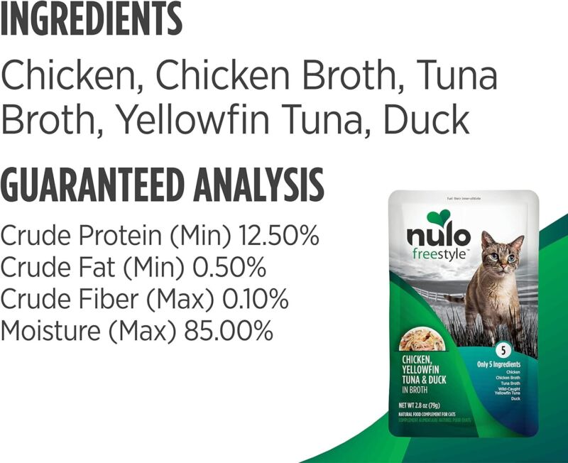 Nulo Freestyle Cat & Kitten Wet Cat Food Pouch, Premium All Natural Grain-Free S - Premium  from silverartspalace126 - Just $8.95! Shop now at My Needy Pets