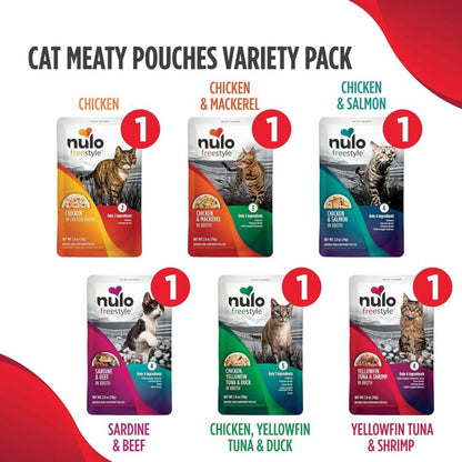 Nulo Freestyle Cat & Kitten Wet Cat Food Pouch, Premium All Natural Grain-Free S - Premium  from silverartspalace126 - Just $8.95! Shop now at My Needy Pets