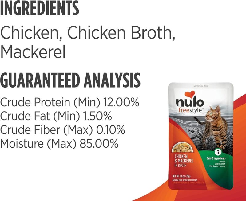 Nulo Freestyle Cat & Kitten Wet Cat Food Pouch, Premium All Natural Grain-Free S - Premium  from silverartspalace126 - Just $8.95! Shop now at My Needy Pets