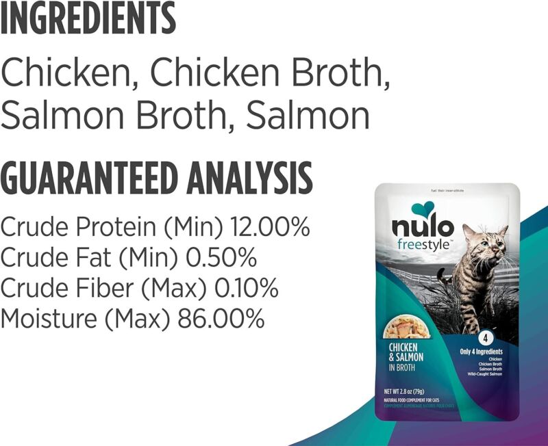 Nulo Freestyle Cat & Kitten Wet Cat Food Pouch, Premium All Natural Grain-Free S - Premium  from silverartspalace126 - Just $8.95! Shop now at My Needy Pets